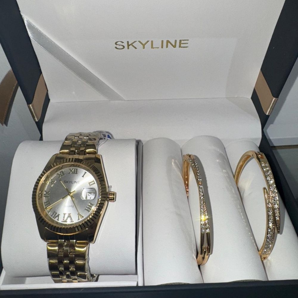 Conjunto reloj con pulseras