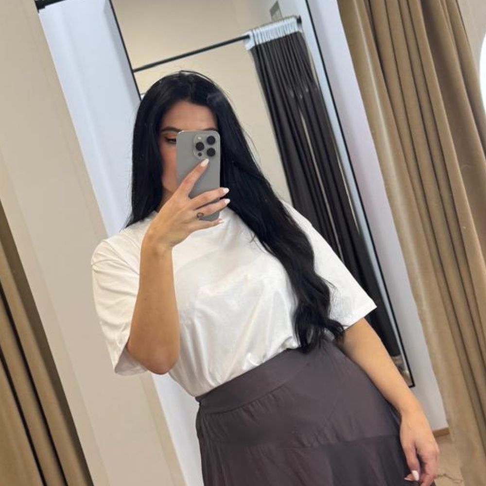 Camiseta básica oversize