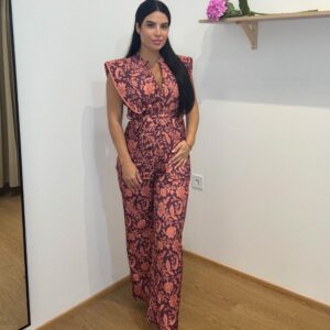 Conjunto capote coral - Talla única