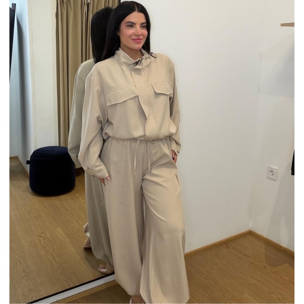 Pantalón beige Aladin
